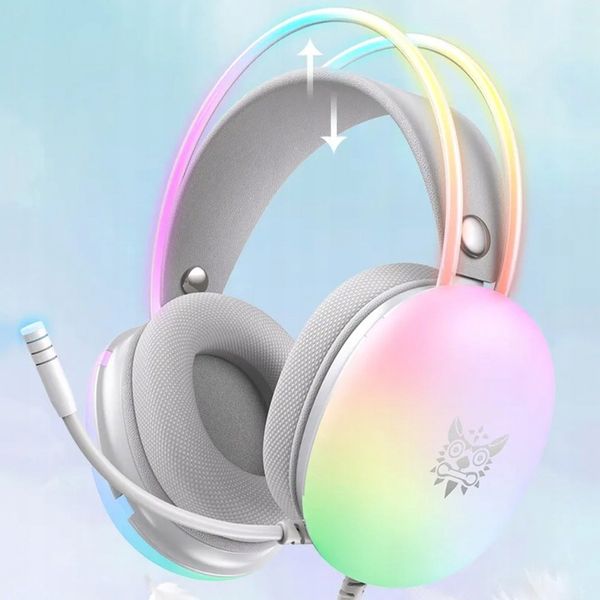 ONIKUMA X25 SŁUCHAWKI GAMINGOWE NAUSZNE PRZEWODOWE Z MIKROFONEM DO PC RGB zdjęcie 9