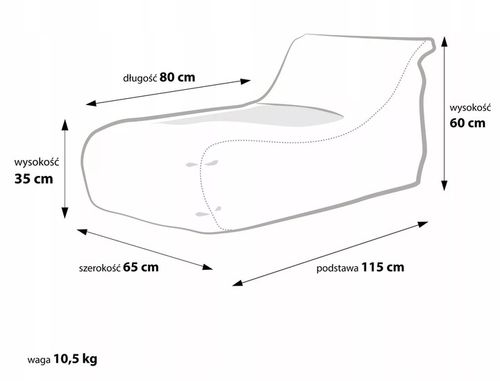 PUFA LEŻANKA OGRODOWA MASTER OUTDOOR M15 WODOSZCZELNA DO OGRODU NA TARAS na Arena.pl
