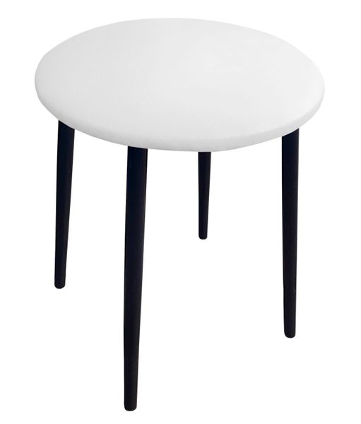 Taboret TRIX D10 biały podstawa czarna zdjęcie 1