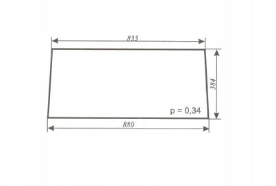 szyba tylna - tył ciągnika URSUS C-355 kabina czeska na Arena.pl