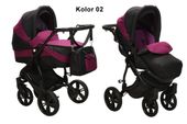 BabySafe AQUILA 02 Wózek 2w1 WIELOFUNKCYJNY + PA