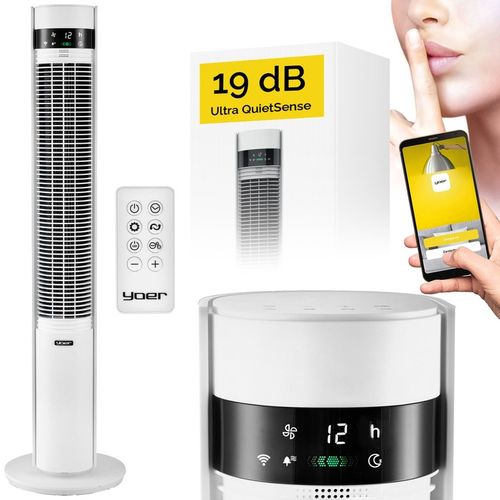 Wentylator kolumnowy stojący Cichy 19dB Yoer +12m zasięg 12 mocy na Arena.pl