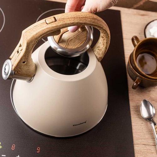 czajnik stalowy z gwizdkiem 2,5l klausberg kb-7954 na Arena.pl