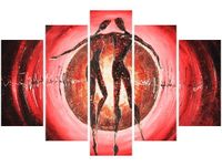 OBRAZ DANCING LOVE ABSTRAKCJA KOCHANKOWIE 3 KOLORY