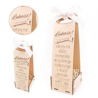 Drewniana skrzynka na alkohol trunek prezent 18 20 40 50 60 urodziny