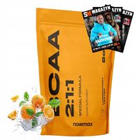 nowmax BCAA 2:1:1 800 g AMINOKWASY LEUCYNA WALINA WZOST MIĘŚNI