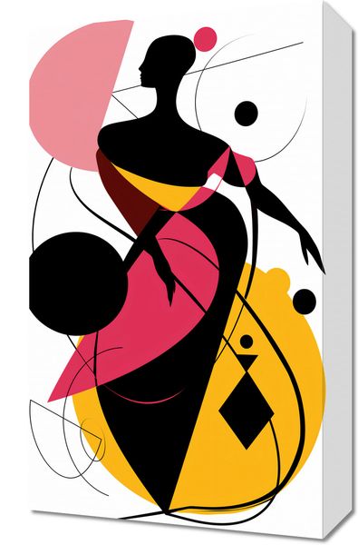 Obraz 30x50cm Sylwetka Gracji zdjęcie 1