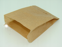 Torebka papierowa 15x10/5 szara 1000szt