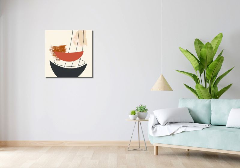 Obraz 60x60cm Wiatr w Żaglu zdjęcie 2