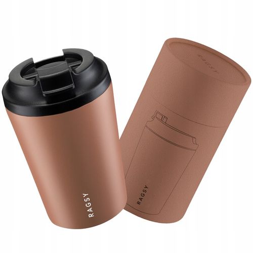 Kubek Termiczny ze stali nierdzewnej Simply Cup - Mocha Mousse 340 ml na Arena.pl