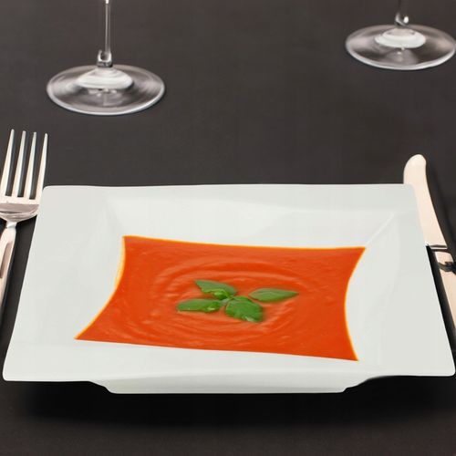 SERWIS OBIADOWY VIVA 18 EL DLA 6 OSÓB KWADRATOWY KPL TALERZY PORCELANOWYCH na Arena.pl