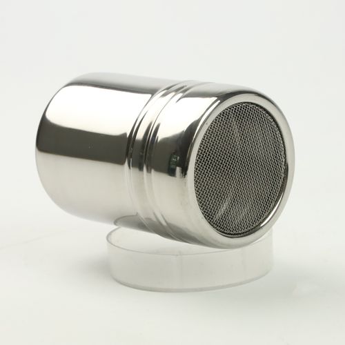 POJEMNIK Z SITKIEM DO POSYPYWANIA KAWY CIASTA CUKREM KAKAO + 6 SZABLONÓW na Arena.pl