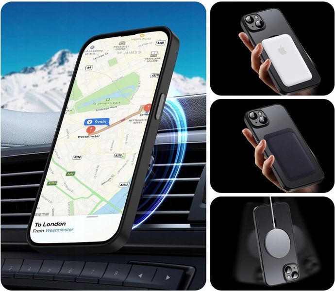 ETUI DO IPHONE 13 DO MAGSAFE MATOWE WZMACNIANE CASE OCHRONA APARATU zdjęcie 4