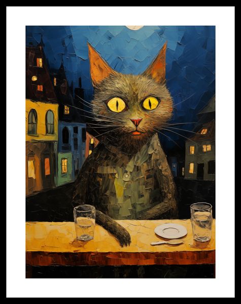 Plakat 30x40cm Nocny Obserwator zdjęcie 3