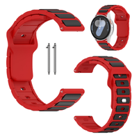 Pasek do Samsung Galaxy Watch 4 5 6 7 40/44/45/46/47mm Pro opaska czerwony