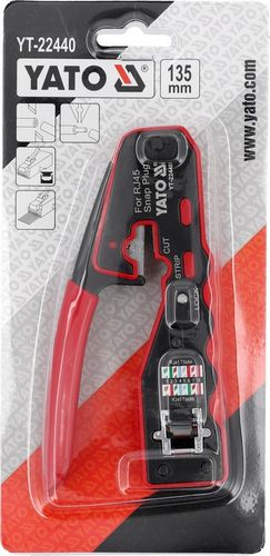 YATO SZCZYPCE 135MM DO ZACISKANIA WTYKÓW PRZELOTOWYCH WTYCZEK RJ45 na Arena.pl