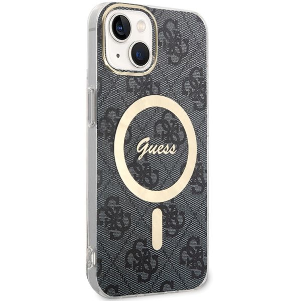 Etui Guess do iPhone 15 Plus, iPhone 14 Plus, Czarny, MagSafe zdjęcie 3