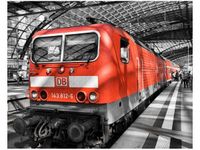 40X50CM CZERWONA LOKOMOTYWA OBRAZ