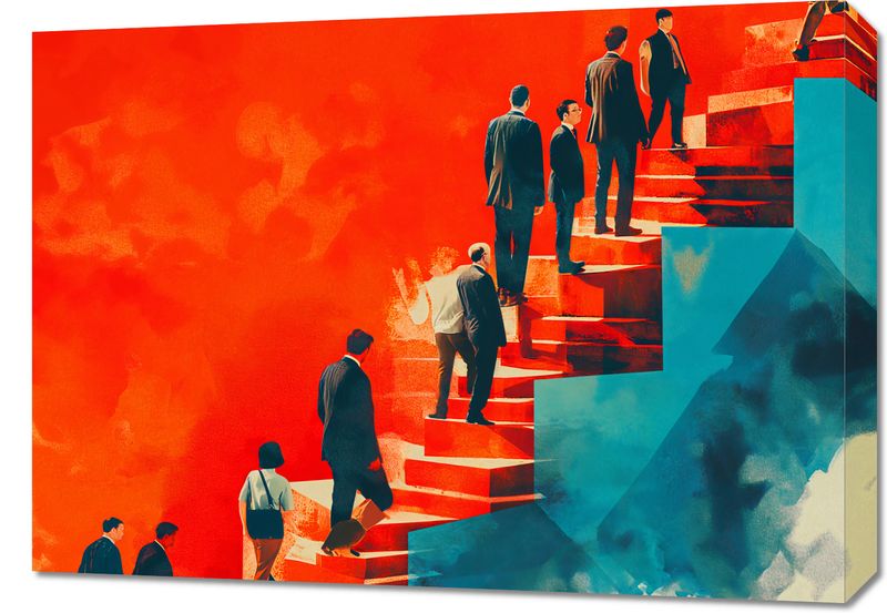 Obraz 70x50cm Metafory Sukcesu zdjęcie 1