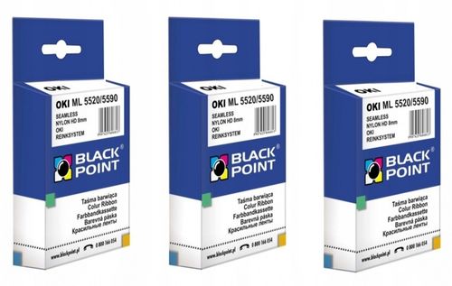 TAŚMA Blackpoint OKI ML 180 320 380 3320 3321 x 3 na Arena.pl