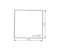 szyba przednia ciągnika C-360 kabina Kunów blaszanka czterdziestka przód