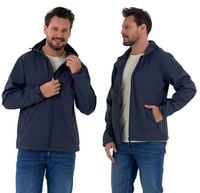 Męska Kurtka Przejściowa Softshell Przeciwdeszczowy Poliester MORAJ - L