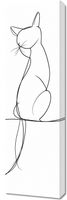 Obraz 30x100cm Elegancja w Jednej Linii