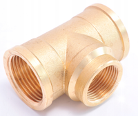 TRÓJNIK TROJAK REDUKCYJNY MOSIĘŻNY GW 1 1/4" x GW 1/2"" x GW 1 1/4" SOLIDNY