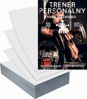 Ulotki A4 reklamowe firmowe 5000szt projekt w cenie TRENER PERSONALNY