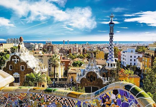 Trefl Puzzle 1500 elementów Park Guell, Barcelona na Arena.pl