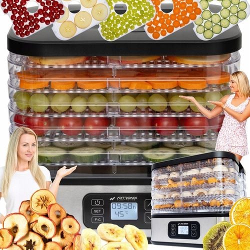 SUSZARKA SPOŻYWCZA DO ŻYWNOŚCI GRZYBÓW ZIÓŁ OWOCÓW WARZYW TIMER! 400W na Arena.pl