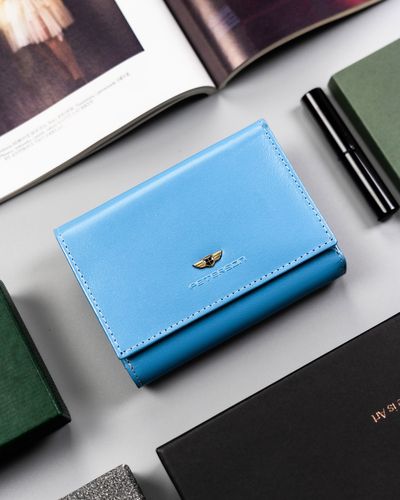 elegancki portfel damski ze skóry naturalnej - peterson na Arena.pl