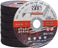 10x TARCZA DO CIĘCIA METALU INTER-VIS INOX 125x1,0