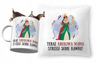 Zestaw Dla Mamy Poduszka + Kubek Prezent Z Nadrukiem Ze Zdjęciem