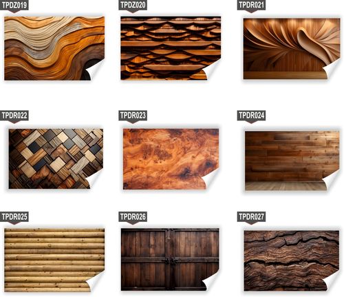 Fototapeta PREMIUM STRUKTURA ZMYWALANA NA WYMIAR elementy drewniane 3D na Arena.pl