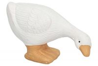 figura ceramiczna ogrodowa gęś 18,5x8x10,5cm