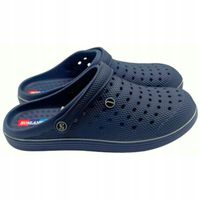 Klapki Granatowe Męskie Buty Lekkie Ogrodowe Piankowe Rozmiar 44