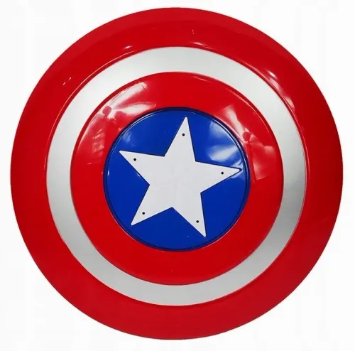 TARCZA STRÓJ PRZEBRANIE KAPITAN AMERYKA AVENGERS DŹWIĘK GRA ŚWIECI LED 30cm na Arena.pl