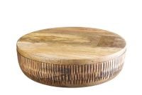 Szkatułka zamykana drewniana schowek na biżuterię elegancka misa na komodę