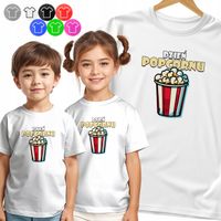 KOSZULKA DZIECIĘCA - POPKORN NA DZIEŃ POPKORNU DNI SZKOLNE - 146 L