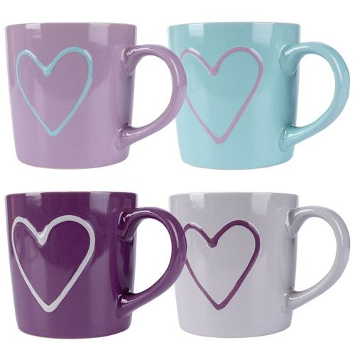 Kubki ceramiczne 600 ml 4 szt. na Arena.pl