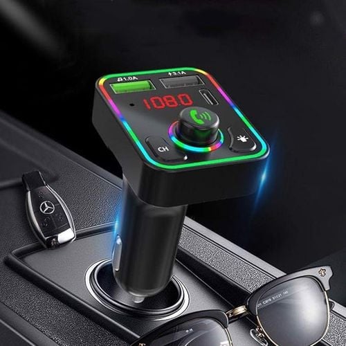 transmiter samochodowy fm bluetooth 2 ładowarki na Arena.pl
