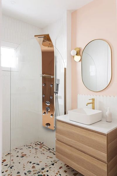 Bateria panel prysznicowy ROSE GOLD zdjęcie 4
