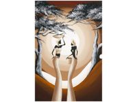 40X60CM SPACER O ZACHODZIE SŁOŃCA OBRAZ