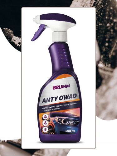 PŁYN DO USUWANIA OWADÓW BRUMM DO SZYB REFLEKTORÓW LUSTEREK ATOMIZER 500 ml na Arena.pl