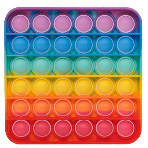 ZABAWKA SENSORYCZNA KWADRAT RAINBOW na Arena.pl