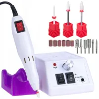 FREZARKA DO PAZNOKCI MANICURE + 3x FREZ CERAMICZNY