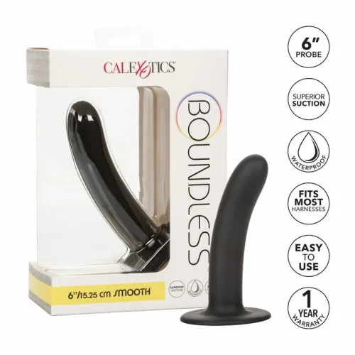 calexotics boundless 6” sonda silikonowa, gładka, uprząż na Arena.pl