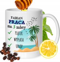 Kubek Dla Fabiana Kolegi Przyjaciela Męża Z Nadrukiem Prezent Biały 330Ml