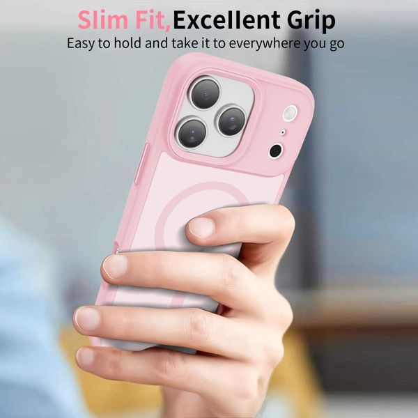 tech-protect magmat magsafe iphone 17 pro matte pink zdjęcie 5